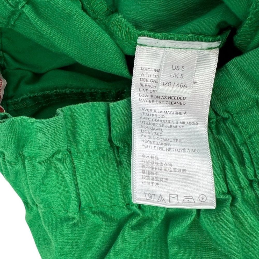 Urban Outfitters Kelly Green Paper Bag Shorts Elastic Waist Size Small - Picture 9 of 9